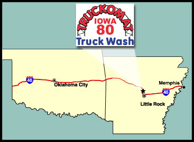 North Little Rock, Arkansas Map